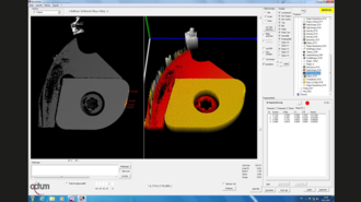 3D inspection indexable inserts system software view