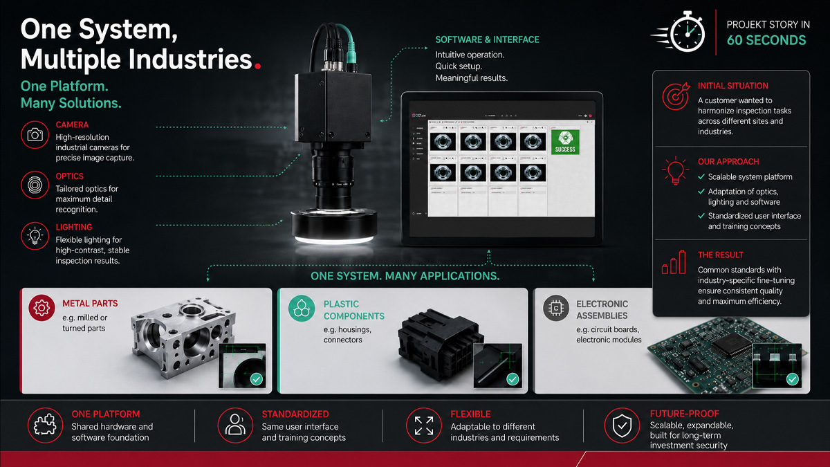 machine vision system for various industries